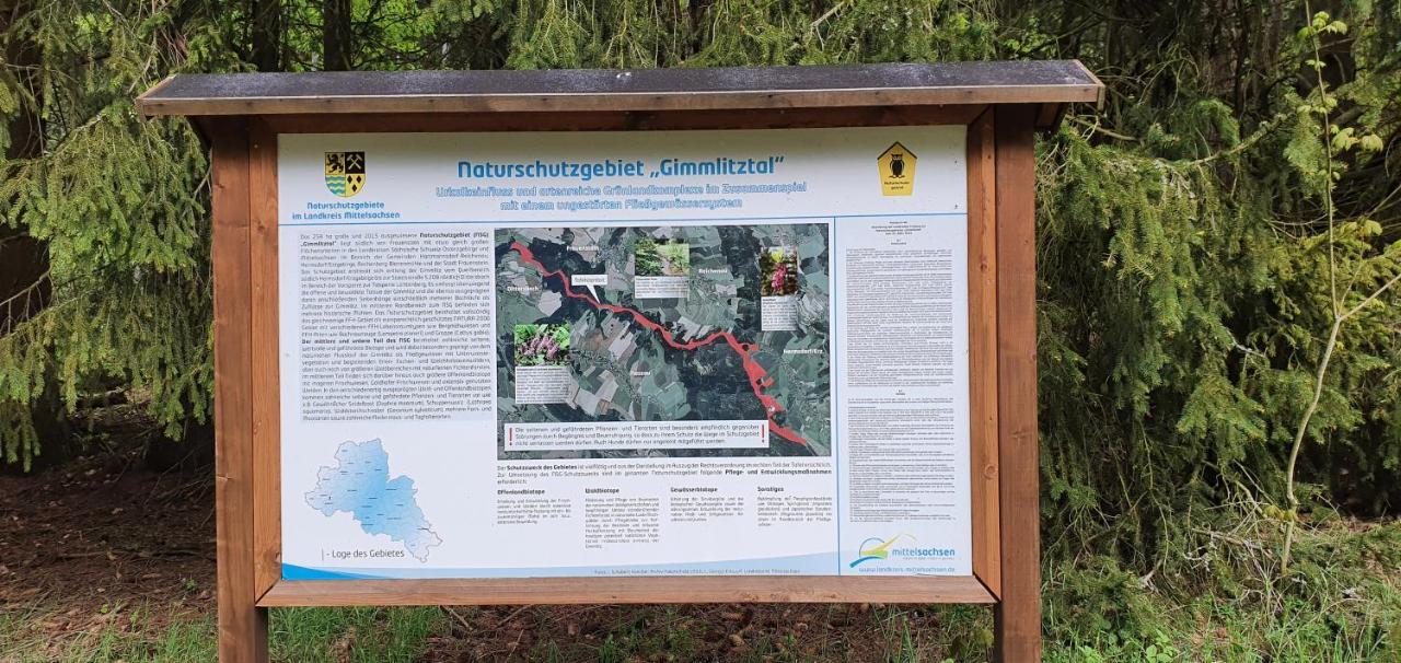 Zum Elleblick Apartment Frauenstein  Bagian luar foto